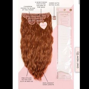 LullaBellz Super Thick 26" 5 Piece Waist Length Wave Clip In Hair Extensions